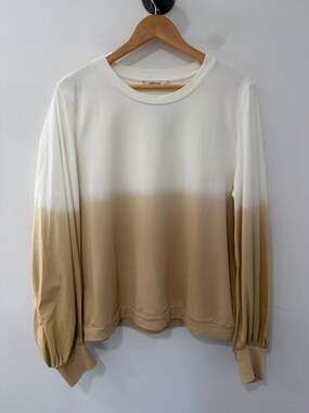 Dorothee Schumacher Sweatshirt Blouse Cream Size 5(XL)
